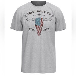 Ariat Long Live Freedom T-Shirt, Large (14/16) - NWT